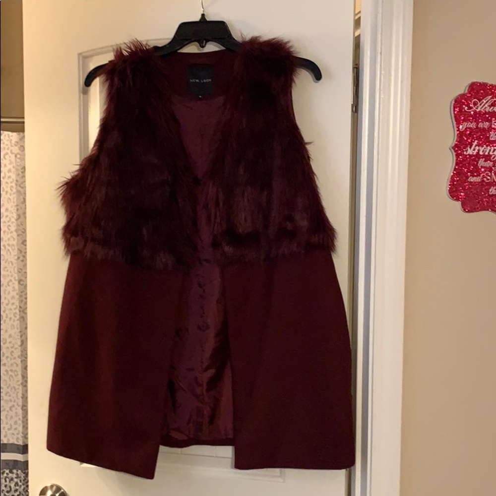 New look Half fur vest